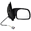 955-1263 Passenger Side Mirror, Power Adjust, Non-Heated, Manual Folding, Black, No Signal Light, No Memory, No Puddle Light, No Auto-Dim, No Blind Spot Feature