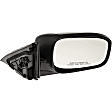 955-1267 Sedan Passenger Side Mirror, Power Adjust, Non-Heated, Manual Folding, Black, No Signal Light, No Memory, No Puddle Light, No Auto-Dim, No Blind Spot Feature
