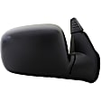 955-1271 Passenger Side Mirror, Manual Adjust, Non-Heated, Manual Folding, Black, No Signal Light, No Memory, No Puddle Light, No Auto-Dim, No Blind Spot Feature