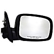 955-1273 Passenger Side Mirror, Power Adjust, Non-Heated, Manual Folding, Black, No Signal Light, No Memory, No Puddle Light, No Auto-Dim, No Blind Spot Feature