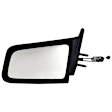 955-127 Driver Side Mirror, Manual Adjust, Non-Heated, Non-Folding, Black, No Signal Light, No Memory, No Puddle Light, No Auto-Dim, No Blind Spot Feature