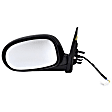 955-1289 Driver Side Mirror, Power Adjust, Non-Heated, Power Folding, Black, No Signal Light, No Memory, No Puddle Light, No Auto-Dim, No Blind Spot Feature