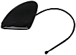955-128 Driver Side Mirror, Power Adjust, Heated, Power Folding, Black, No Signal Light, No Memory, No Auto-Dim