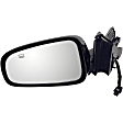955-1299 Driver Side Mirror, Power Adjust, Heated, Non-Folding, Black, No Signal Light, No Memory, No Puddle Light, No Auto-Dim, No Blind Spot Feature