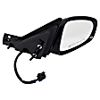 955-1300 Passenger Side Mirror, Power Adjust, Heated, Non-Folding, Black, No Signal Light, No Memory, No Puddle Light, No Auto-Dim, No Blind Spot Feature