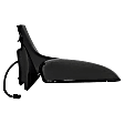 955-1300 Passenger Side Mirror, Power Adjust, Heated, Non-Folding, Black, No Signal Light, No Memory, No Puddle Light, No Auto-Dim, No Blind Spot Feature