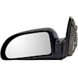 955-1343 Driver Side Mirror, Manual Adjust, Non-Heated, Manual Folding, Black, No Signal Light, No Memory, No Puddle Light, No Auto-Dim, No Blind Spot Feature