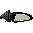 955-1348 Passenger Side Mirror, Power Adjust, Non-Heated, Power Folding, Black, No Signal Light, No Memory, No Puddle Light, No Auto-Dim, No Blind Spot Feature