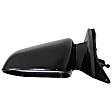 955-134 Sedan Driver Side Mirror, Manual Adjust, Non-Heated, Non-Folding, Black, No Signal Light, No Memory, No Puddle Light, No Auto-Dim, No Blind Spot Feature