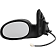 955-1367 Driver Side Mirror, Power Adjust, Non-Heated, Non-Folding, Black, No Signal Light, No Memory, No Puddle Light, No Auto-Dim, No Blind Spot Feature