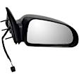 2006 Mitsubishi Raider - Passenger Side Mirror, Power Adjust, Non-Heated, Black, Non-Folding, No Signal Light, No Blind Spot Feature, No Memory, No Puddle Light, No Auto-Dim