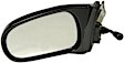 955-1391 Driver Side Mirror, Manual Adjust, Non-Heated, Non-Folding, Black, No Signal Light, No Memory, No Puddle Light, No Auto-Dim, No Blind Spot Feature