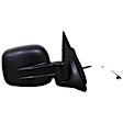 955-1392 Passenger Side Mirror, Power Adjust, Non-Heated, Power Folding, Black, No Signal Light, With Memory, No Puddle Light, No Auto-Dim, No Blind Spot Feature