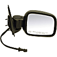 955-1394 Passenger Side Mirror, Power Adjust, Heated, Power Folding, Black, No Signal Light, No Memory, No Puddle Light, No Auto-Dim, No Blind Spot Feature