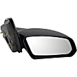 955-1418 Sedan Passenger Side Mirror, Manual Adjust, Non-Heated, Non-Folding, Black, No Signal Light, No Memory, No Puddle Light, No Auto-Dim, No Blind Spot Feature