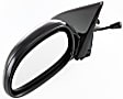 955-141 Driver Side Mirror, Manual Adjust, Non-Heated, Manual Folding, Black, No Signal Light, No Memory, No Puddle Light, No Auto-Dim, No Blind Spot Feature