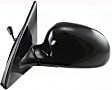 955-141 Driver Side Mirror, Manual Adjust, Non-Heated, Manual Folding, Black, No Signal Light, No Memory, No Puddle Light, No Auto-Dim, No Blind Spot Feature