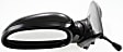 955-141 Driver Side Mirror, Manual Adjust, Non-Heated, Manual Folding, Black, No Signal Light, No Memory, No Puddle Light, No Auto-Dim, No Blind Spot Feature