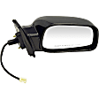 955-1429 Passenger Side Mirror, Power Adjust, Non-Heated, Non-Folding, Black, No Signal Light, No Memory, No Puddle Light, No Auto-Dim, No Blind Spot Feature
