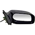 955-1434 Passenger Side Mirror, Manual Adjust, Non-Heated, Manual Folding, Black, No Signal Light, No Memory, No Puddle Light, No Auto-Dim, No Blind Spot Feature