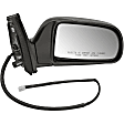 955-1444 Passenger Side Mirror, Power Adjust, Non-Heated, Power Folding, Black, No Signal Light, No Memory, No Puddle Light, No Auto-Dim, No Blind Spot Feature