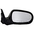 955-144 Sedan Passenger Side Mirror, Power Adjust, Non-Heated, Manual Folding, Black, No Signal Light, No Memory, No Puddle Light, No Auto-Dim, No Blind Spot Feature
