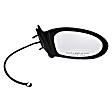 955-1457 Passenger Side Mirror, Power Adjust, Non-Heated, Non-Folding, Black, No Signal Light, No Memory, No Puddle Light, No Auto-Dim, No Blind Spot Feature