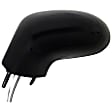 955-1459 Driver Side Mirror, Manual Adjust, Non-Heated, Non-Folding, Black, No Signal Light, No Memory, No Puddle Light, No Auto-Dim, No Blind Spot Feature