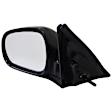 955-145 Sedan Driver Side Mirror, Manual Adjust, Non-Heated, Manual Folding, Black, No Signal Light, No Memory, No Puddle Light, No Auto-Dim, No Blind Spot Feature