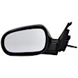 955-145 Sedan Driver Side Mirror, Manual Adjust, Non-Heated, Manual Folding, Black, No Signal Light, No Memory, No Puddle Light, No Auto-Dim, No Blind Spot Feature