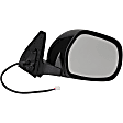 955-1461 Passenger Side Mirror, Power Adjust, Heated, Power Folding, Black, No Signal Light, No Memory, No Puddle Light, No Auto-Dim, No Blind Spot Feature