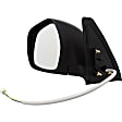 955-1463 Driver Side Mirror, Power Adjust, Non-Heated, Power Folding, Black, No Signal Light, No Memory, No Puddle Light, No Auto-Dim, No Blind Spot Feature