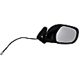 955-1464 Passenger Side Mirror, Power Adjust, Non-Heated, Power Folding, Black, No Signal Light, No Memory, No Puddle Light, No Auto-Dim, No Blind Spot Feature