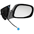 955-1473 Passenger Side Mirror, Power Adjust, Non-Heated, Power Folding, Black, No Signal Light, No Memory, No Puddle Light, No Auto-Dim, No Blind Spot Feature