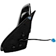 955-1473 Passenger Side Mirror, Power Adjust, Non-Heated, Power Folding, Black, No Signal Light, No Memory, No Puddle Light, No Auto-Dim, No Blind Spot Feature