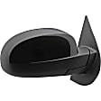 955-1481 Passenger Side Mirror, Power Adjust, Heated, Power Folding, Black, No Signal Light, No Memory, No Puddle Light, No Auto-Dim, No Blind Spot Feature