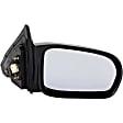 955-1489 Sedan Passenger Side Mirror, Manual Adjust, Non-Heated, Non-Folding, Black, No Signal Light, Without Memory Recall, No Puddle Light, No Auto-Dimming, No Blind Spot Feature