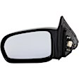 955-1490 Sedan Driver Side Mirror, Manual Adjust, Non-Heated, Non-Folding, Black, No Signal Light, Without Memory Recall, No Puddle Light, No Auto-Dimming, No Blind Spot Feature