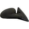 955-1493 Passenger Side Mirror, Manual Adjust, Non-Heated, Non-Folding, Black, No Signal Light, No Memory, No Puddle Light, No Auto-Dim, No Blind Spot Feature
