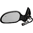 955-1496 Driver Side Mirror, Power Adjust, Non-Heated, Non-Folding, Black, No Signal Light, No Memory, No Puddle Light, No Auto-Dim, No Blind Spot Feature