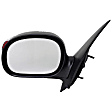 955-1500 Crew Cab Pickup Driver Side Mirror, Power Adjust, Non-Heated, Power Folding, Chrome, No Signal Light, No Memory, No Puddle Light, No Auto-Dim, No Blind Spot Feature