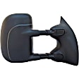 955-1502 Passenger Side Towing Mirror, Power Adjust, Heated, Power Folding, Black, No Signal Light, No Memory, No Puddle Light, No Auto-Dim, No Blind Spot Feature