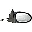 955-1503 Passenger Side Mirror, Power Adjust, Non-Heated, Non-Folding, Black, No Signal Light, No Memory, No Puddle Light, No Auto-Dim, No Blind Spot Feature