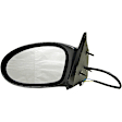 955-1504 Driver Side Mirror, Power Adjust, Non-Heated, Non-Folding, Black, No Signal Light, No Memory, No Puddle Light, No Auto-Dim, No Blind Spot Feature