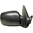 955-1521 Passenger Side Mirror, Power Adjust, Non-Heated, Power Folding, Black, No Signal Light, No Memory, No Puddle Light, No Auto-Dim, No Blind Spot Feature