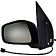 955-1526 Driver Side Mirror, Power Adjust, Non-Heated, Power Folding, Black, No Signal Light, No Memory, No Puddle Light, No Auto-Dim, No Blind Spot Feature