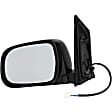 955-1536 Driver Side Mirror, Power Adjust, Non-Heated, Power Folding, Black, No Signal Light, No Memory, No Puddle Light, No Auto-Dim, No Blind Spot Feature