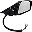 955-1537 Passenger Side Mirror, Power Adjust, Heated, Power Folding, Black, No Signal Light, No Memory, No Puddle Light, No Auto-Dim, No Blind Spot Feature