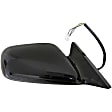 955-1537 Passenger Side Mirror, Power Adjust, Heated, Power Folding, Black, No Signal Light, No Memory, No Puddle Light, No Auto-Dim, No Blind Spot Feature