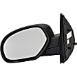 955-1551 Driver Side Mirror, Manual Adjust, Non-Heated, Manual Folding, Black, No Signal Light, No Memory, No Puddle Light, No Auto-Dim, No Blind Spot Feature